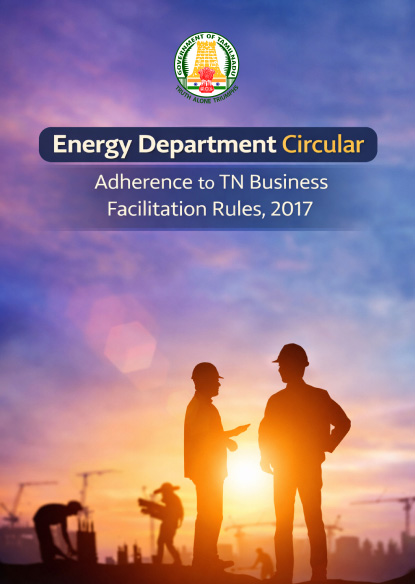 Energy Department-Circular - Adherence to TN Business Facilitation Rules, 2017