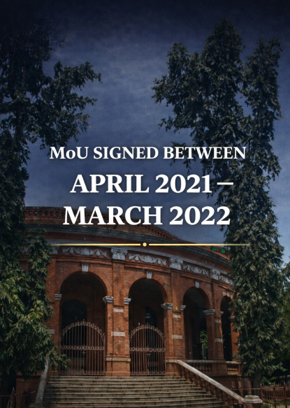 MoU Signed between April 2021 - March 2022 — Tamil Nadu policy